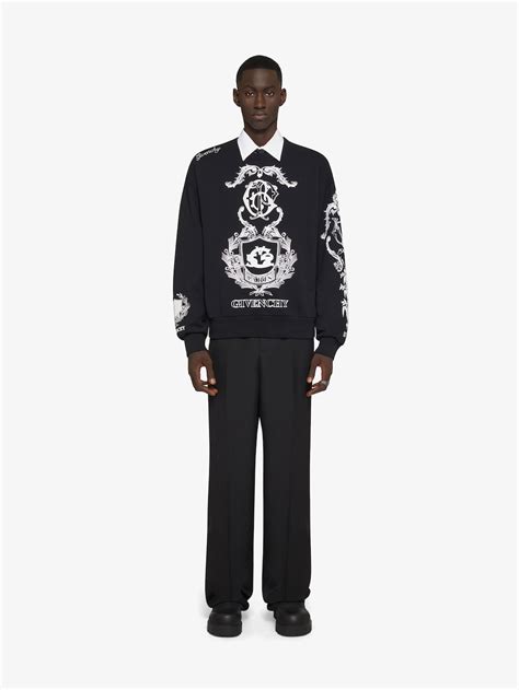 givenchy fighter jet sweatshirt|Givenchy crest sweatshirt.